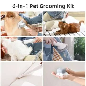 Grooming Kit with Vacuum Suction for Pets - Feiduck