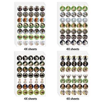 Teacher Reward Stickers Funny Motivational Positive Stickers for Kids Students 28 Vibrant Designs Fu...