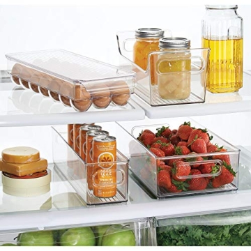 iDesign Kitchen Fridge Storage Organizer for Easy Access
