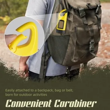 Compact Hand Crank Solar Powered Flashlight for Outdoors