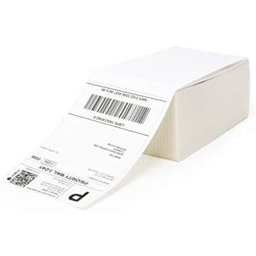 Efficient ANWALE 4x6 Thermal Shipping Labels – 500 Count, BPA Free, Compatible with Rollo, MUNBYN,...