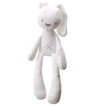 Mamami Soft Snuggle Bunny Plush Childs First Bubby Doll Cotton and Natural Color