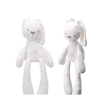 Mamami Soft Snuggle Bunny Plush Childs First Bubby Doll Cotton and Natural Color