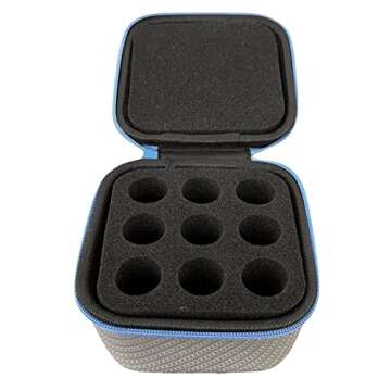 A1C WEAR - Insulin Fridge Holder Storage Case Organizer - Fits Standard 10ml U-100 Vials - Safe, Snu...