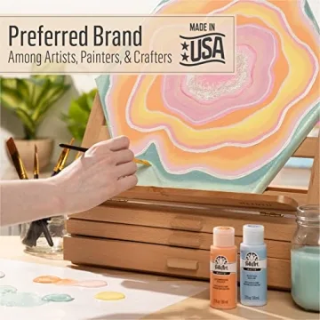 FolkArt Pastel Rainbow Kit 16pc Acrylic Paint Set