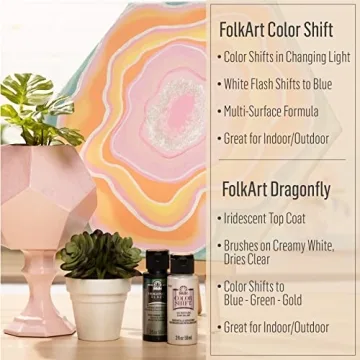 FolkArt Pastel Rainbow Kit 16pc Acrylic Paint Set