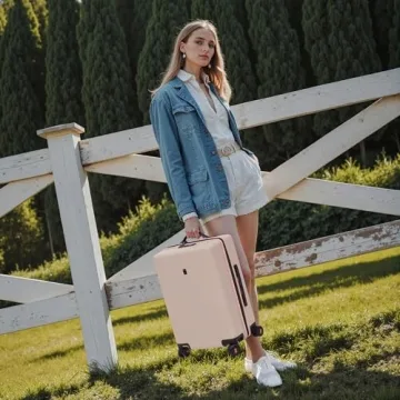 LEVEL8 Carry-On Luggage Stylish and TSA Approved 20 Inch