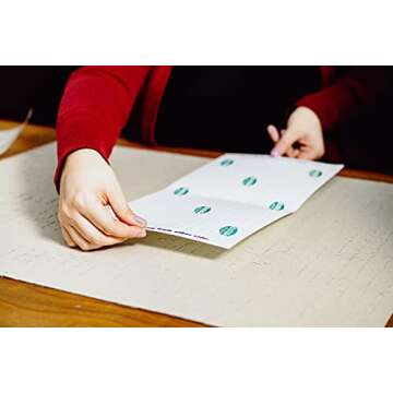 Puzzle Presto Peel & Stick Puzzle Saver: The Original and Still the Best Way to Preserve Your Finished Puzzle! - 6 Adhesive Sheets and 2 Adhesive Hangers