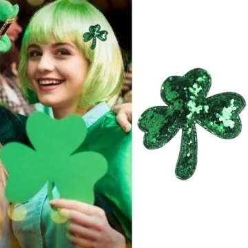 Totelux St. Patrick's Day Shamrock Hair Clips for All Ages