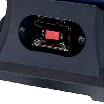 POWERTEC BF600 Bench Buffer Polisher, 6 Inch Buffing & Polishing Machine for Metal, Jewelry, Knives, Wood, Jade and Plastic