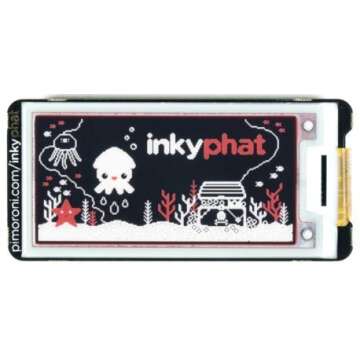 Pimoroni Inky pHAT - Versatile 3-Color E-Paper Display for Raspberry Pi