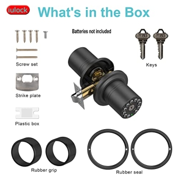 Smart iulock Keypad Door Lock, Waterproof, 50 User Codes