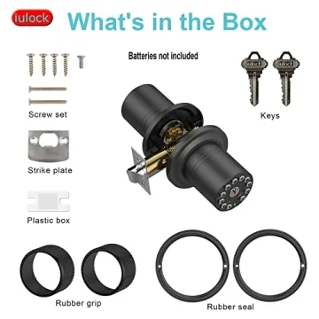 Smart iulock Keypad Door Lock, Waterproof, 50 User Codes