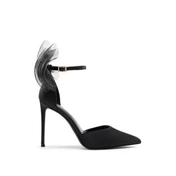 DREAM PAIRS Women's High Heels with Adjustable Bow