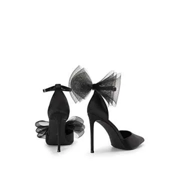 DREAM PAIRS Women's High Heels with Adjustable Bow