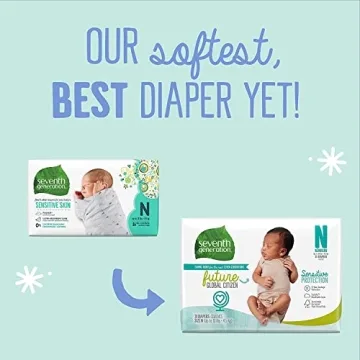 Seventh Generation Chlorine Free Baby Diapers for Newborns