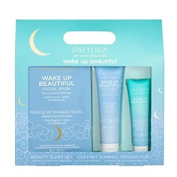 Pacifica Wake Up Beautiful Sleep Set | 3-Piece Vegan Skincare