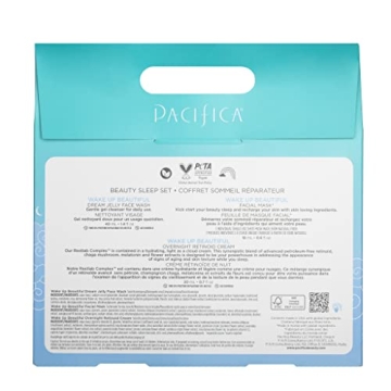 Pacifica Wake Up Beautiful Sleep Set | 3-Piece Vegan Skincare
