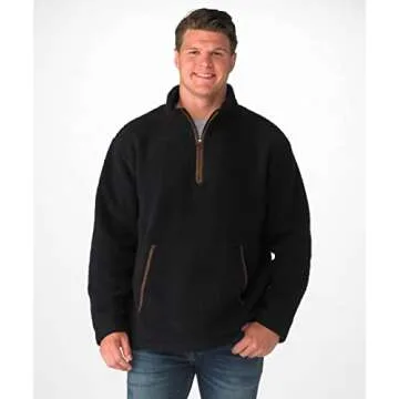 UGA Bulldogs Men's Fleece Pullover - Warm & Stylish