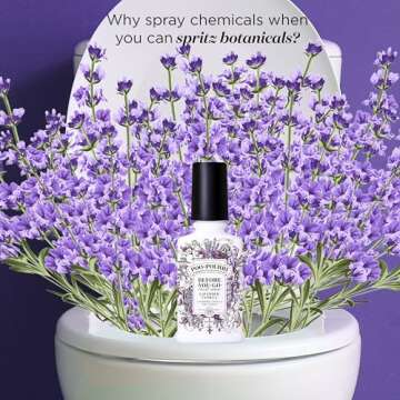 Poo-Pourri, Before-You-Go Toilet Spray, Original Lavender Vanilla - 4 oz, 2 Pack