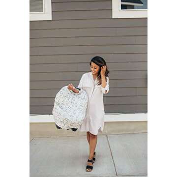 Copper Pearl Multi-Use Cover: Car Seat Covers, Nursing Cover, and Stroller Cover for Sun - Stretchy Fabric, All-Season Use, Stylish Designs, Easy Access for Moms - Alta