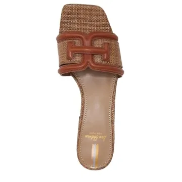 Sam Edelman Women's Waylon Heeled Sandal Rich Cognac/Cuoio 7 Medium
