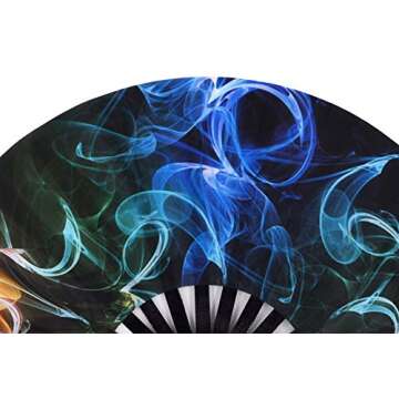Stylish Amajiji Folding Fan for Festivals and Events
