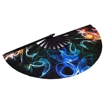 Stylish Amajiji Folding Fan for Festivals and Events