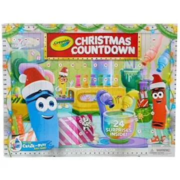 Crayola Kids Advent Calendar - Countdown to Christmas with 24 Fun DIY Crafts