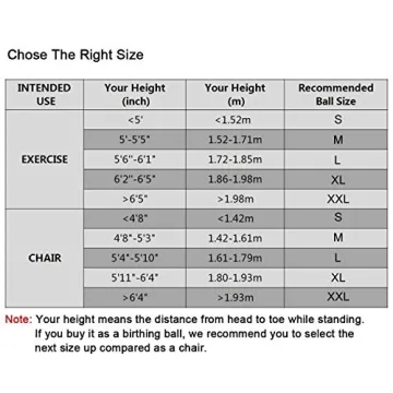 Trideer Exercise Ball - Durable Stability Ball with Pump