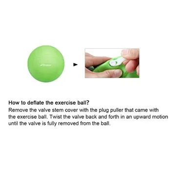 Trideer Exercise Ball - Durable Stability Ball with Pump