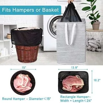 Polecasa Large Mesh Laundry Bag - Heavy Duty & Versatile