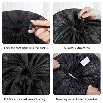 Polecasa Large Mesh Laundry Bag - Heavy Duty & Versatile