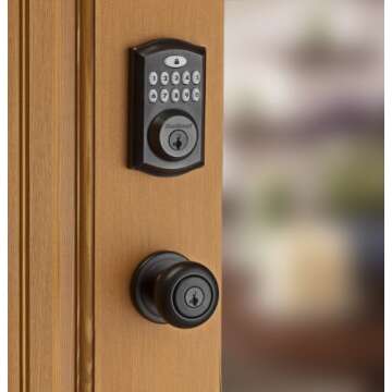 Kwikset 99130-003 SmartCode 913 Keyless Entry Electronic Keypad Deadbolt in Venetian Bronze