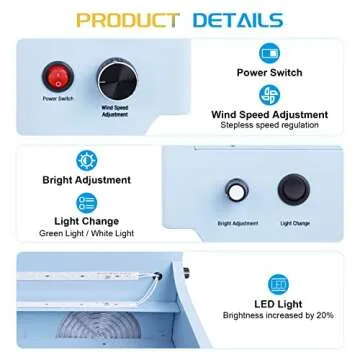 MSFULLSEA Laminar Flow Hood for Mycology & Repairs