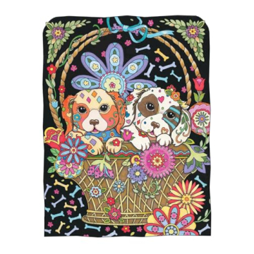 Creative Haven Dazzling Dogs Coloring Book for Relaxation