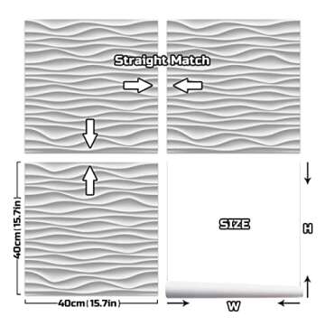 3D Wallpaper Peel and Stick for Home Decor