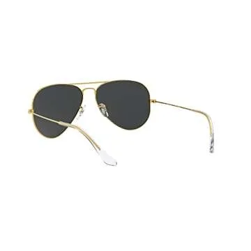 Ray-Ban RB3025 Classic Aviator Sunglasses, Legend Gold/Polarized Black, 58 mm
