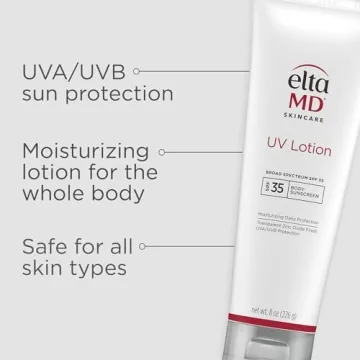 EltaMD UV Lotion SPF 30+ Zinc Oxide Hyaluronic Acid Sunscreen