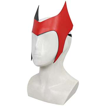 Kuberas Scarlet Headpiece for Halloween and Cosplay