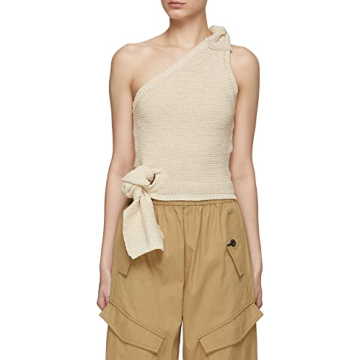 Trendy Floral Mesh Backless Halter Crop Top for Women