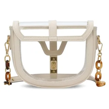 KKXIU Clear Crossbody Bag - Stylish Stadium Approved Purse