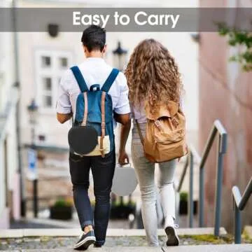 ProCase Hard Case for AirPods Max, Travel Carrying Headphone Case with Silicone Earpad Cover & Mesh Pocket, AirPods Max Protective Portable Storage Bag -Black