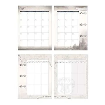 Harry Potter 12 Month Undated Planner with Stickers