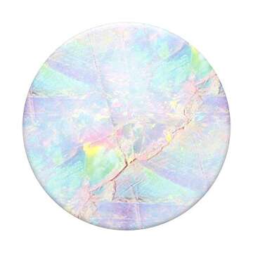 PopSockets PopTop (Top only. Base Sold Separately) Swappable Top for PopSockets Phone Grip Base, Marble PopTop - Opal