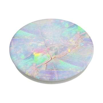 PopSockets PopTop (Top only. Base Sold Separately) Swappable Top for PopSockets Phone Grip Base, Marble PopTop - Opal