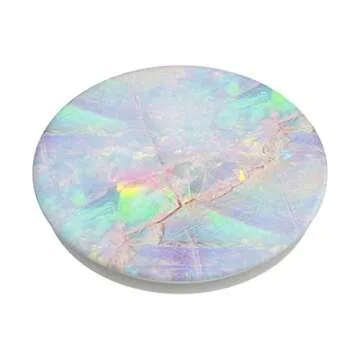 PopSockets PopTop (Top only. Base Sold Separately) Swappable Top for PopSockets Phone Grip Base, Marble PopTop - Opal