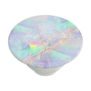 PopSockets PopTop (Top only. Base Sold Separately) Swappable Top for PopSockets Phone Grip Base, Marble PopTop - Opal