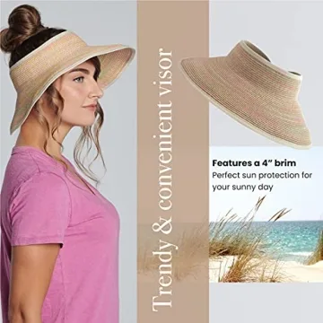 UPF 50 Adjustable Ultrabraid Visor by San Diego Hat Co