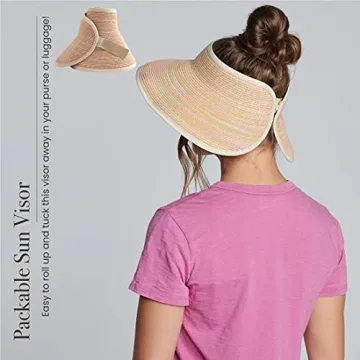 UPF 50 Adjustable Ultrabraid Visor by San Diego Hat Co